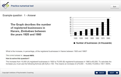 Example question 1 - Answer