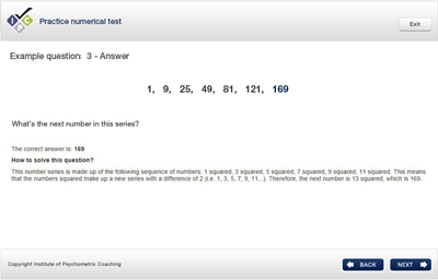 Example question 3 - Answer