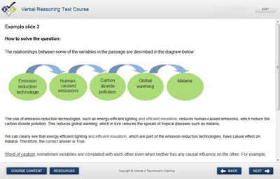 Verbal Course Example slide 3